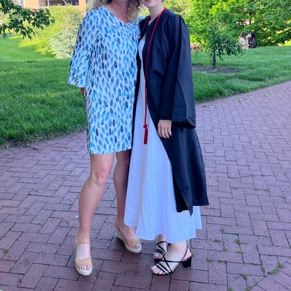 Linen maxi White Sleeveless Dress - Picture 3 of 3